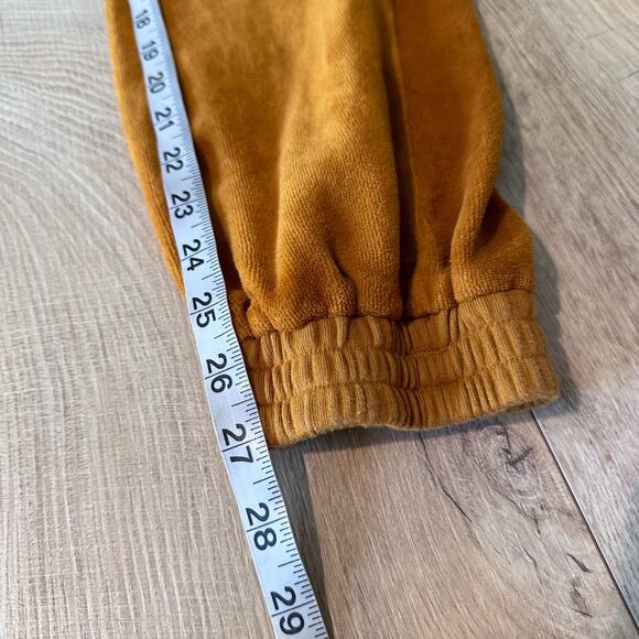 Stark X Velour Jogger Set Warm Goldenrod S/M - Picture 15 of 16